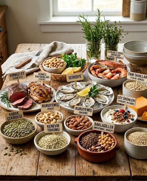 Çinko Hangi Besinlerde Bulunur?