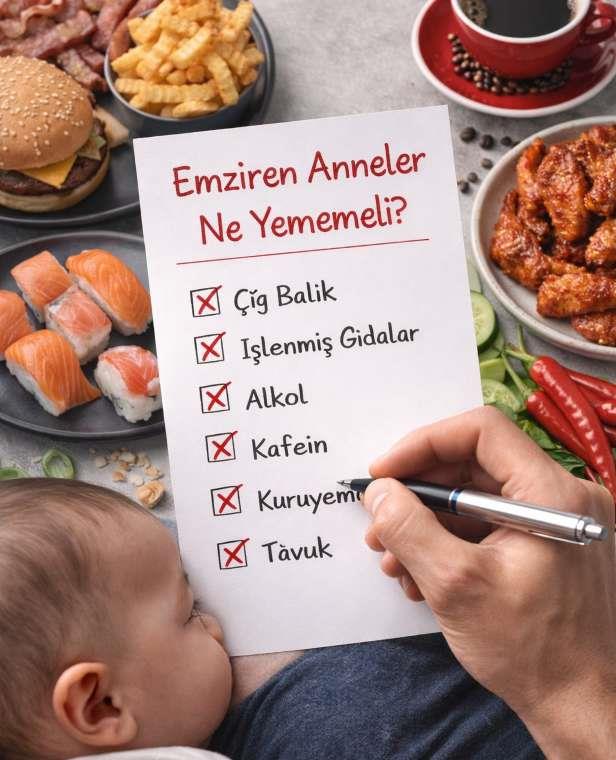Emziren Anneler Ne Yememeli?