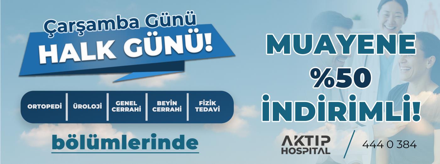 Aktıp'ta Her Çarşamba Halk Günü! 