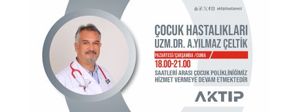Çocuk Hastalıkları Poliklinik Saatlerimiz Uzadı