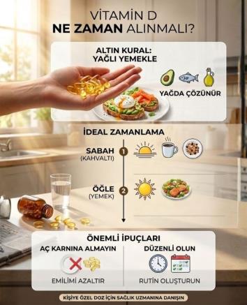 D Vitamini Ne Zaman İçilir?