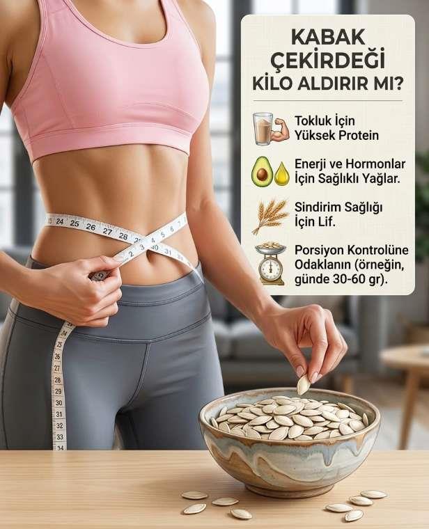 Kabak Çekirdeği Kilo Aldırır mı?