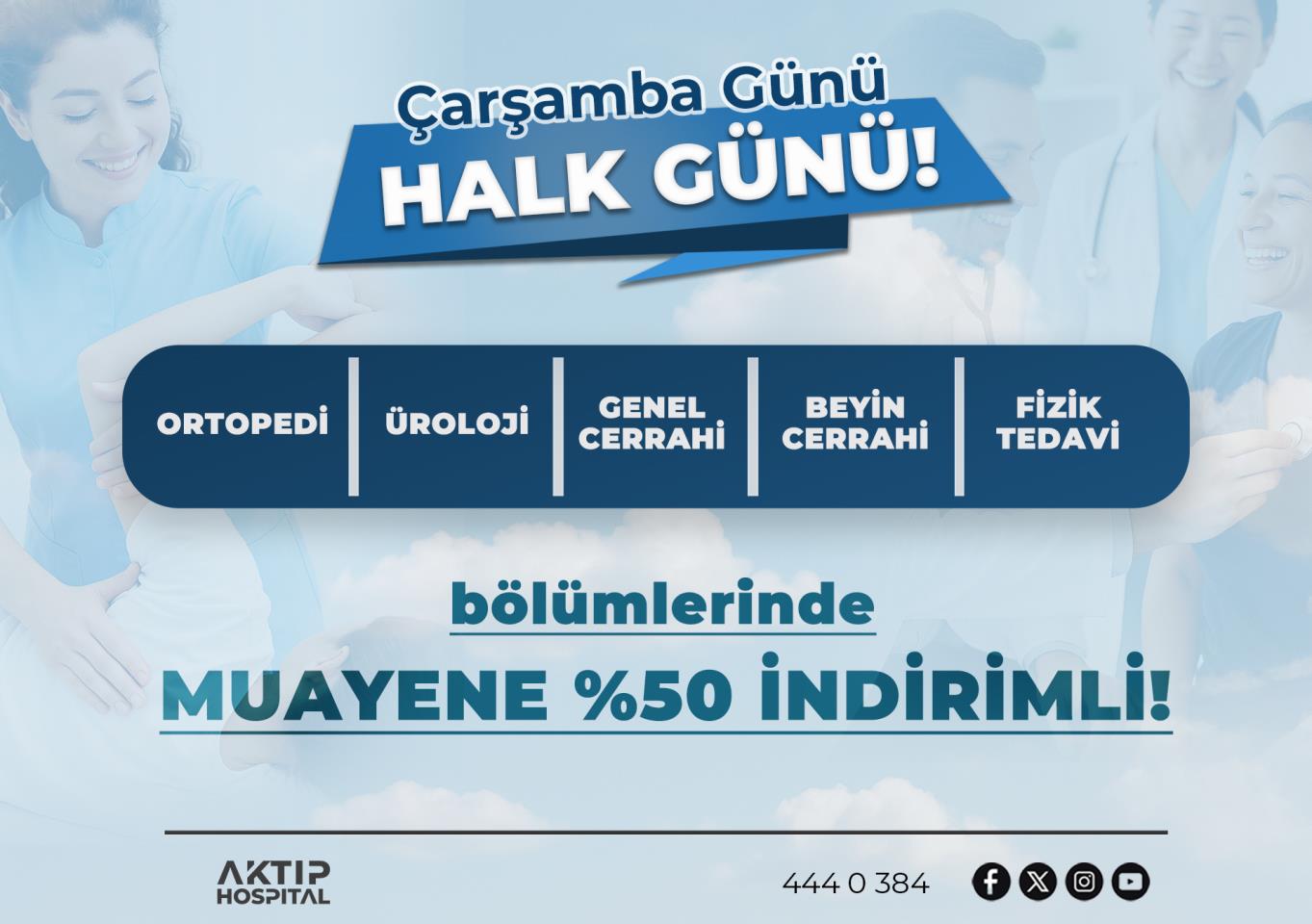Aktıp'ta her çarşamba Halk Günü