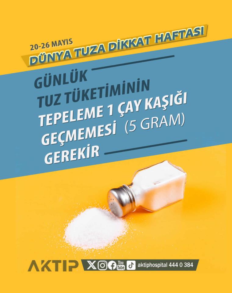 Dünya Tuza Dikkat Haftası | 20-26 Mayıs